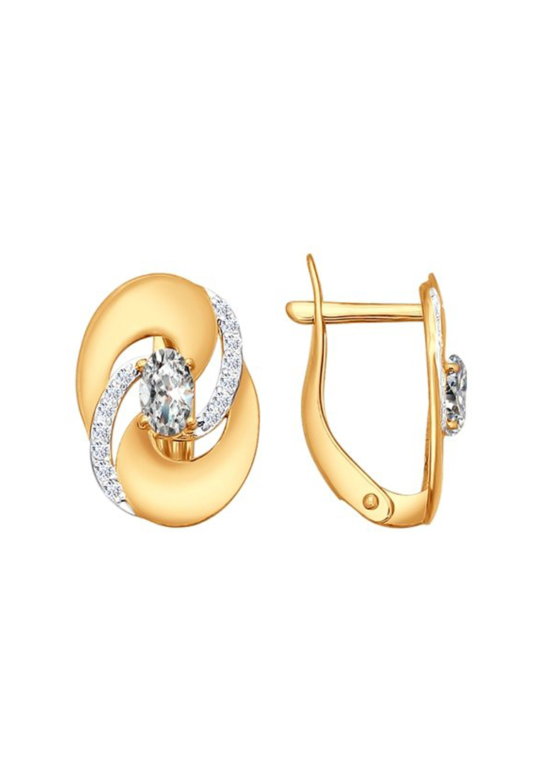 

Серьги из серебра с фианитом SOKOLOV 93020605, 93020605_k
