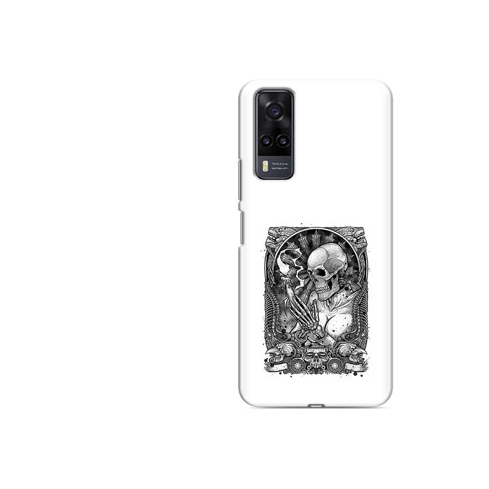

Чехол MyPads Tocco для Vivo Y31 девушка скелет (PT157735.439.316), Прозрачный, Tocco
