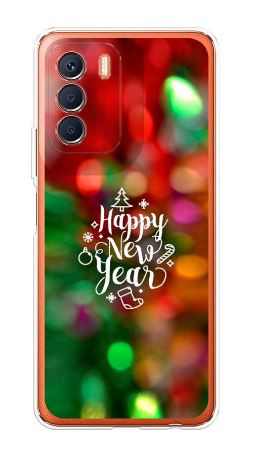 

Чехол на Infinix Zero 5G 2023 "Новый Год на елке", Зеленый;красный;желтый, 3104450-5