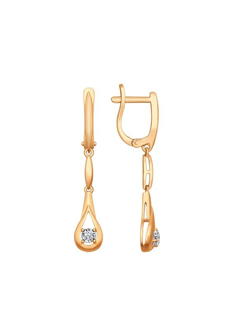 

Серьги из серебра с фианитом SOKOLOV 93020642, 93020642_k