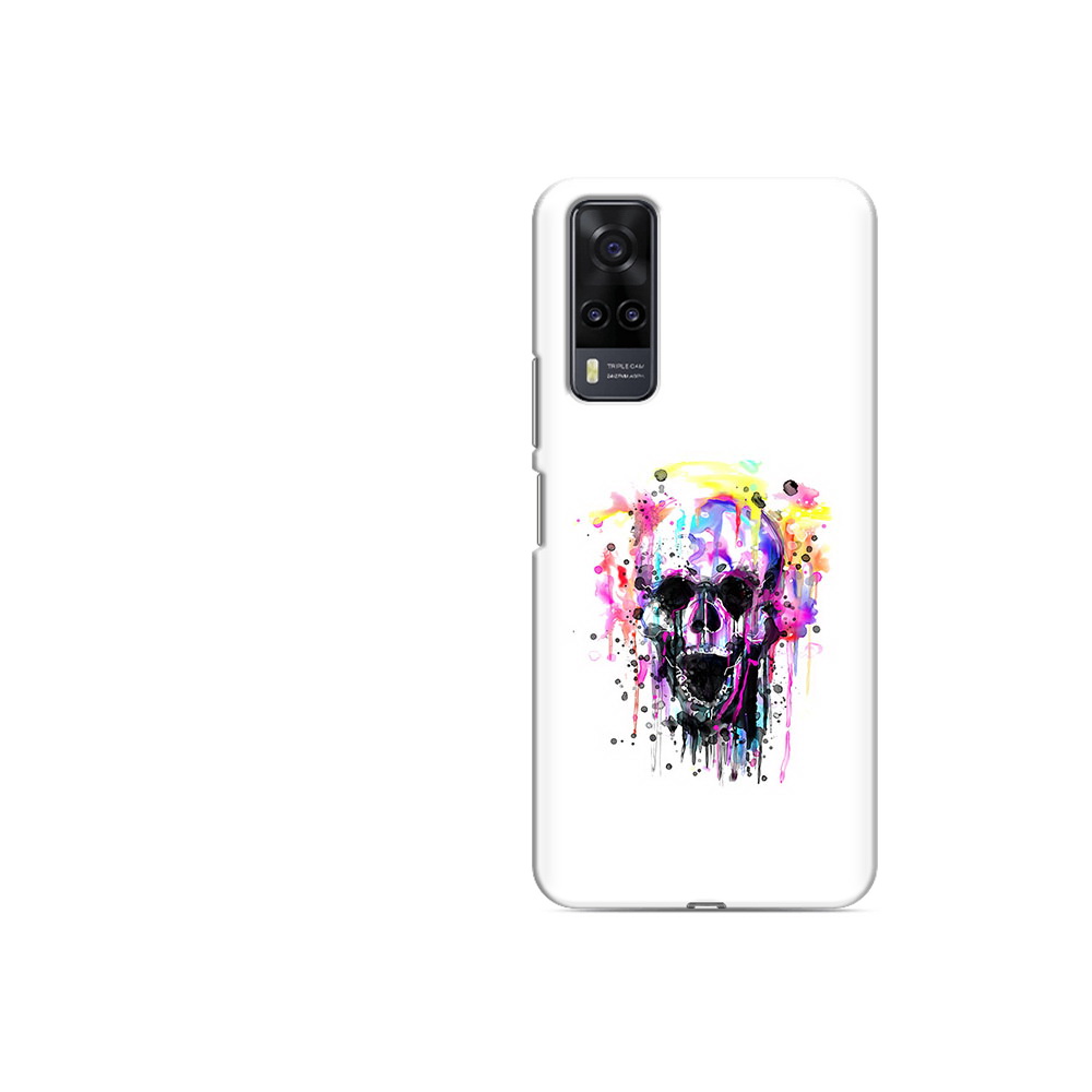 

Чехол MyPads Tocco для Vivo Y31 граффити череп (PT157735.439.298), Прозрачный, Tocco