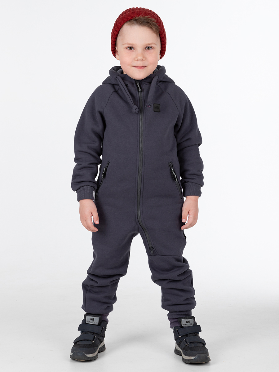 

Комбинезон детский NIKASTYLE 8т14224, серый, 80, 8т14224
