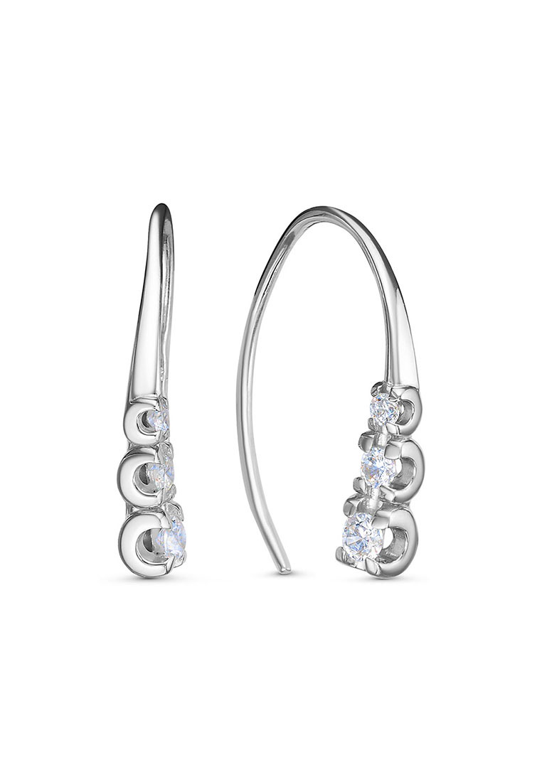 

Серьги из серебра с фианитом Kari Jewelry 3101028035, 3101028035