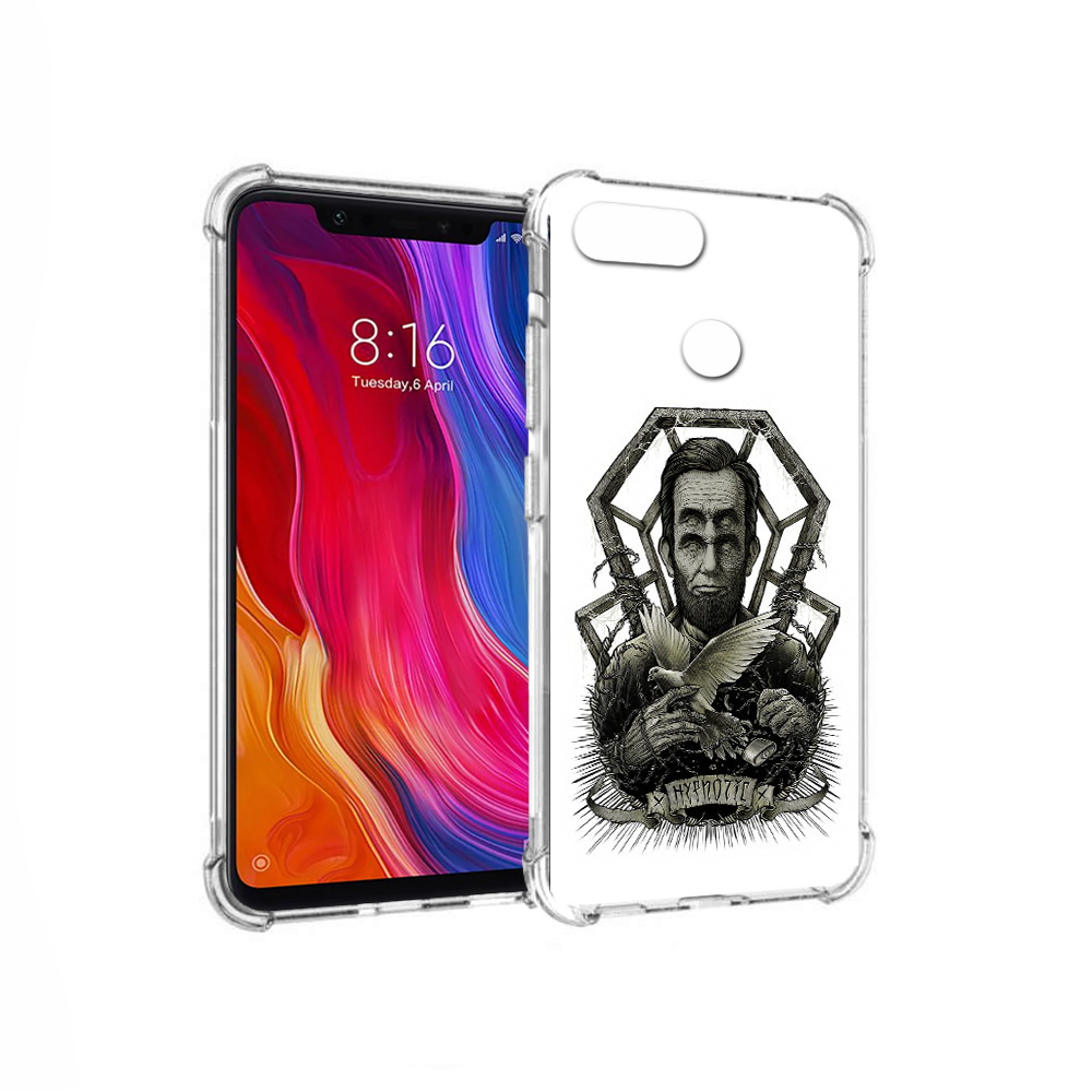 

Чехол MyPads Tocco для Xiaomi Mi 8 Lite франклин абстракция (PT119514.309.662), Прозрачный, Tocco