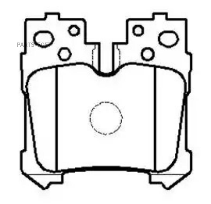 

Колодки тормозные дисковые LEXUS: LS460 07- 1шт HSB HP9913