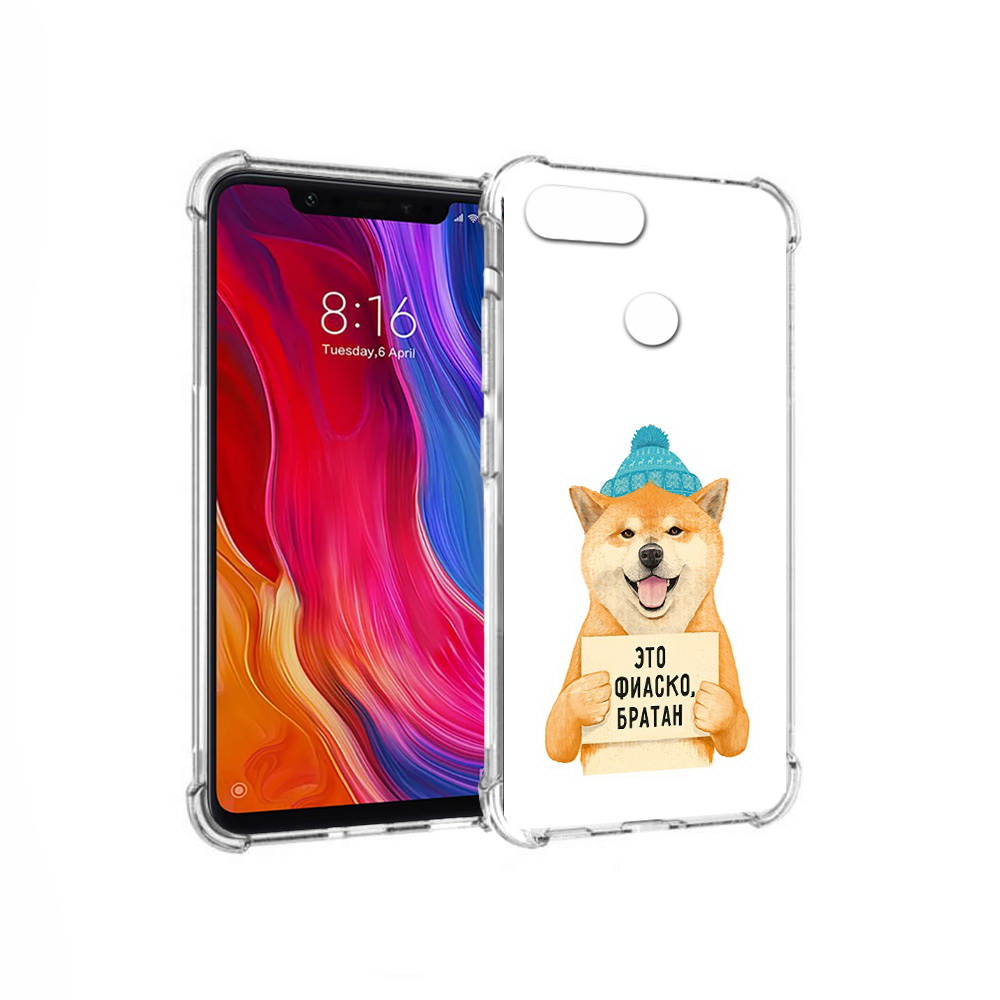 

Чехол MyPads Tocco для Xiaomi Mi 8 Lite фиаско (PT119514.309.656), Прозрачный, Tocco