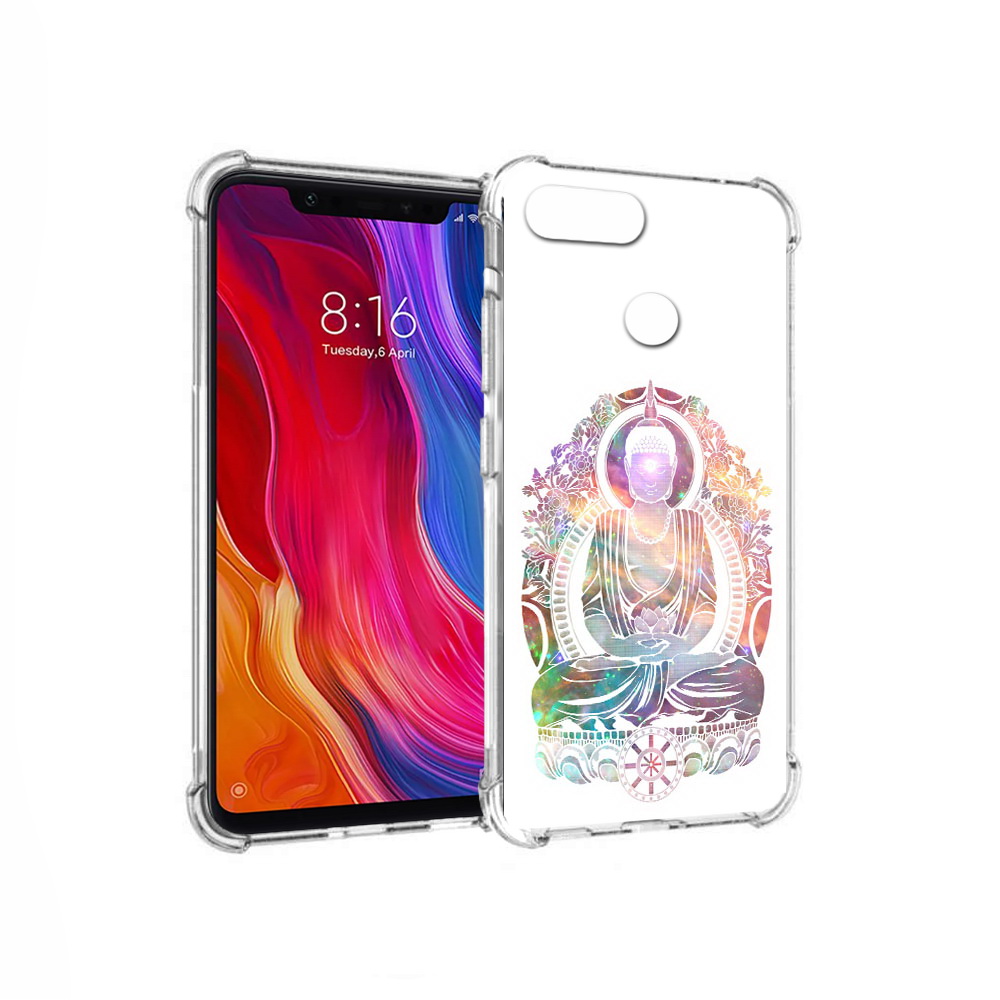 

Чехол MyPads Tocco для Xiaomi Mi 8 Lite умный мужчина абстракция (PT119514.309.651), Прозрачный, Tocco