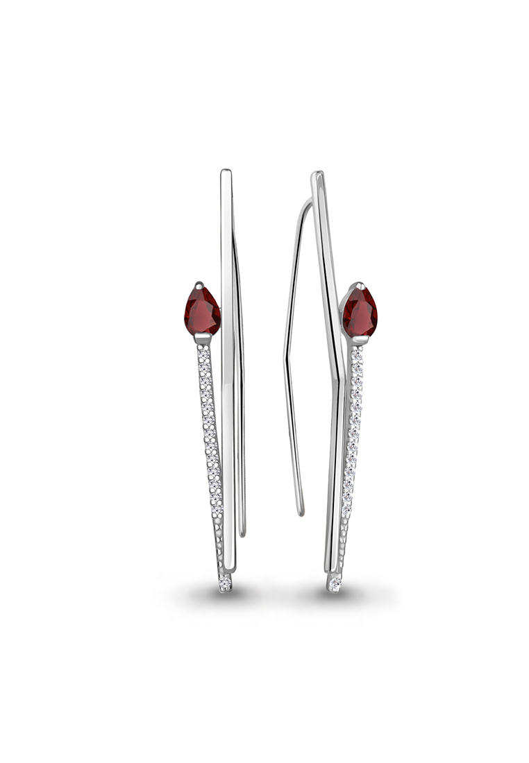 

Серьги из серебра с гранатом Kari Jewelry 4772503А.5, 4772503А.5