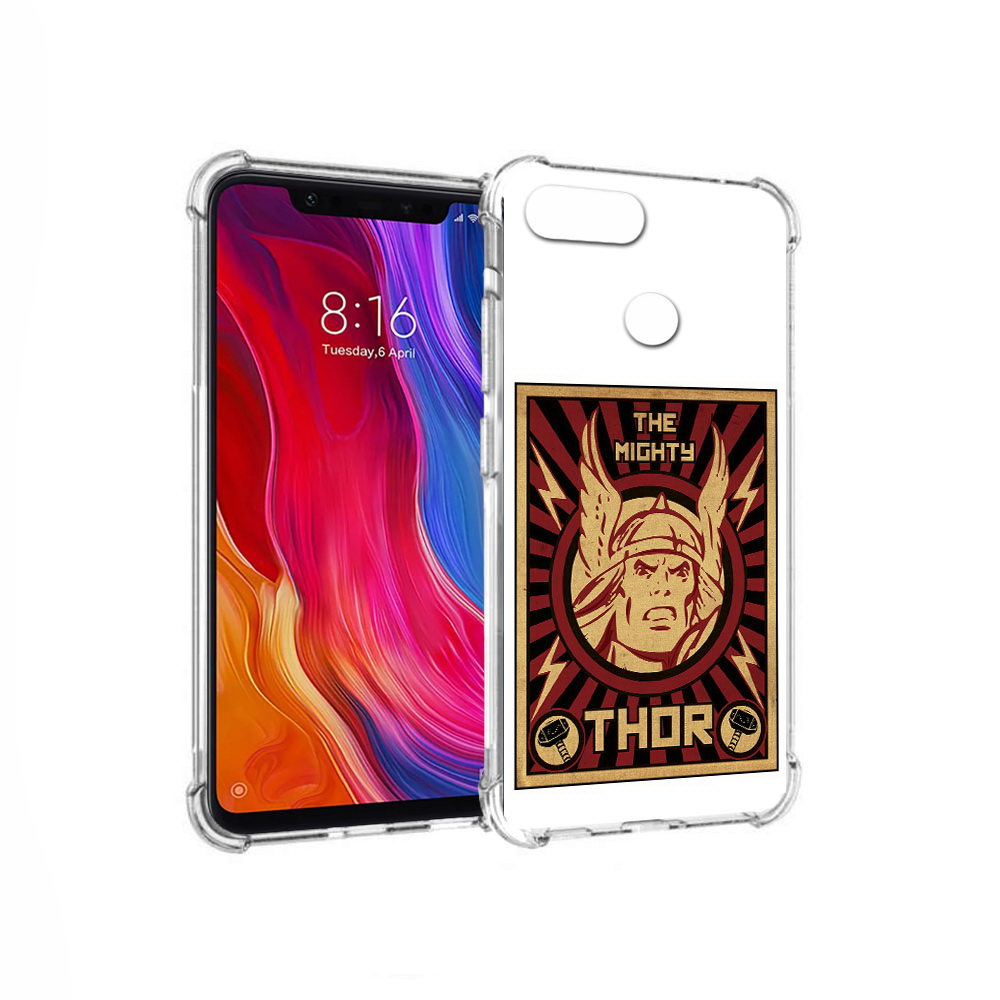 

Чехол MyPads Tocco для Xiaomi Mi 8 Lite тор лицо (PT119514.309.646), Прозрачный, Tocco