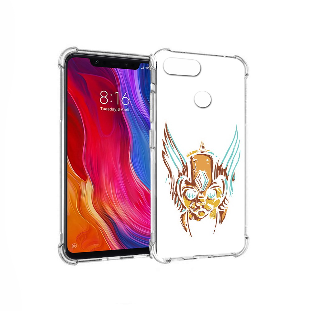 

Чехол MyPads Tocco для Xiaomi Mi 8 Lite тор абстракция (PT119514.309.644), Прозрачный, Tocco