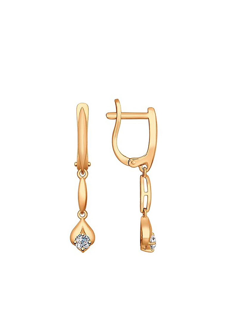 

Серьги из серебра с фианитом SOKOLOV 93020644, 93020644_k