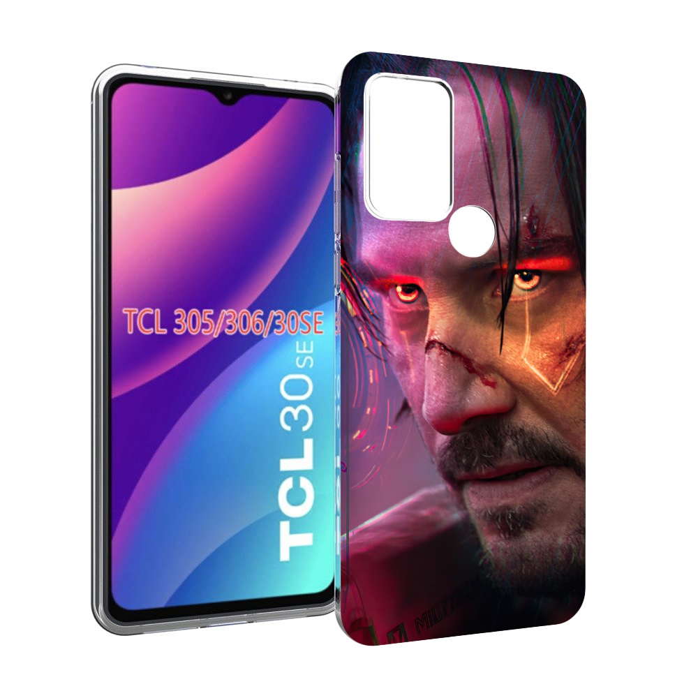 

Чехол MyPads cyberpunk 2077 Джонни Сильверхенд для TCL 30SE/305/306/30E, Tocco