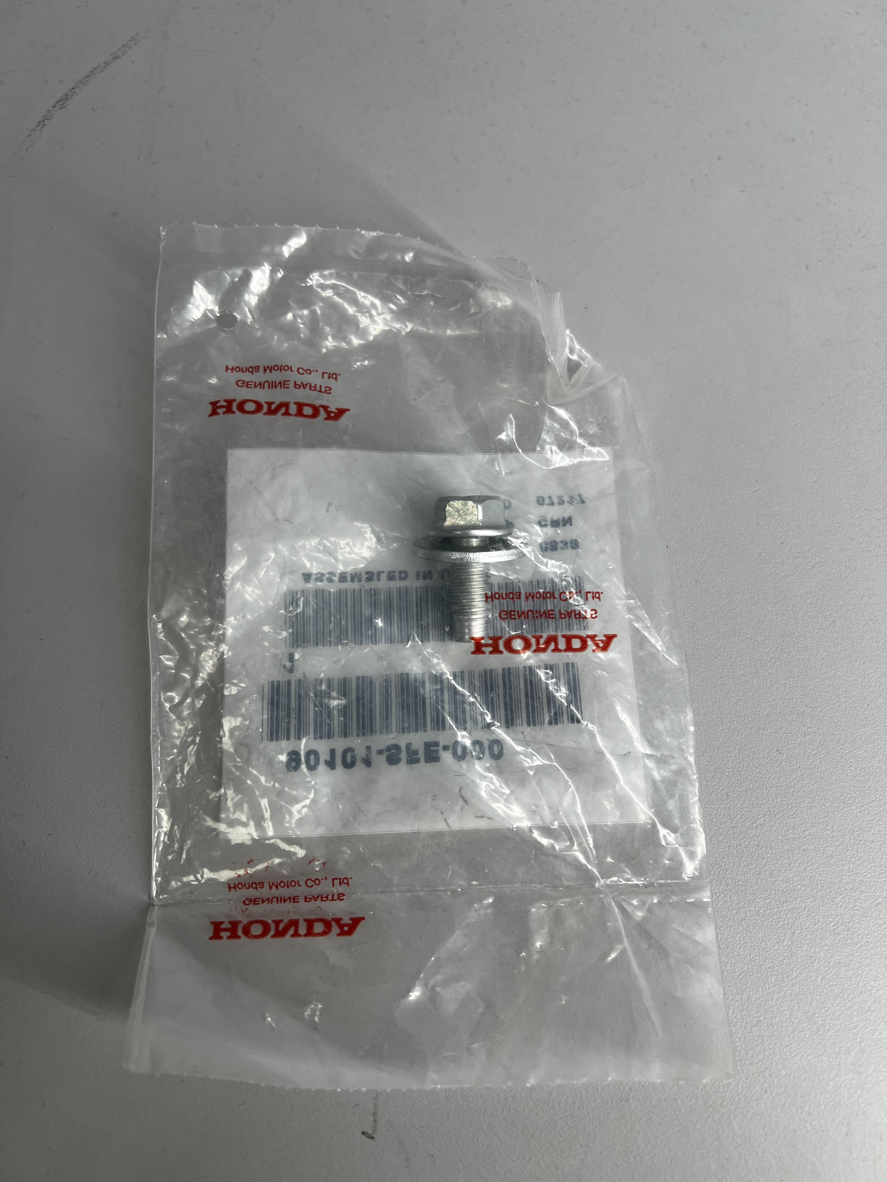 

Болт-шайба HONDA 8мм 1шт, 1