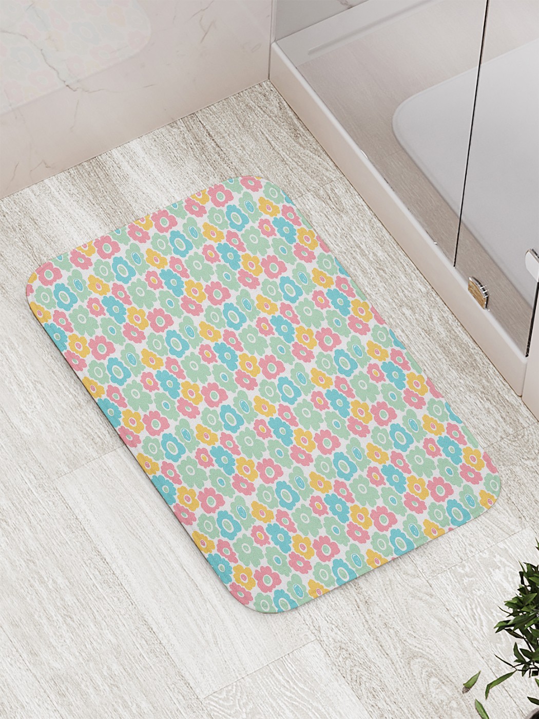 

Коврик противоскользящий для ванной, сауны, бассейна, 77х52 см bath_64390 JoyArty