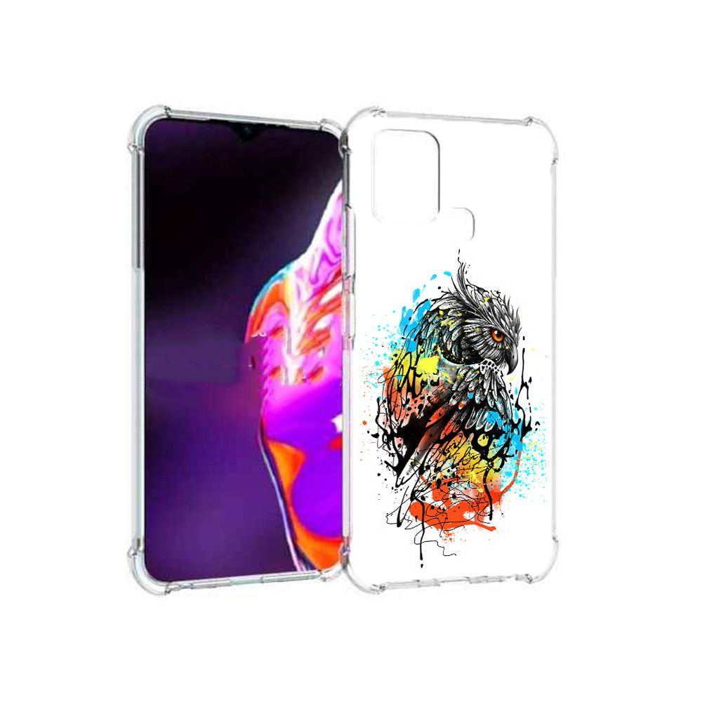 

Чехол MyPads Tocco для Infinix Hot 10s Творческая сова, Прозрачный, Tocco