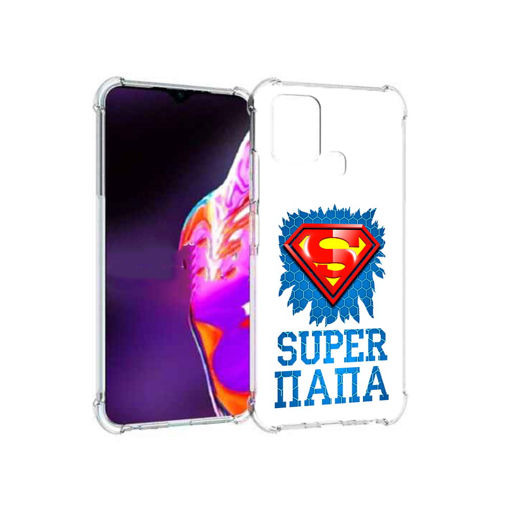 

Чехол MyPads Tocco для Infinix Hot 10s Супер Папа, Прозрачный, Tocco