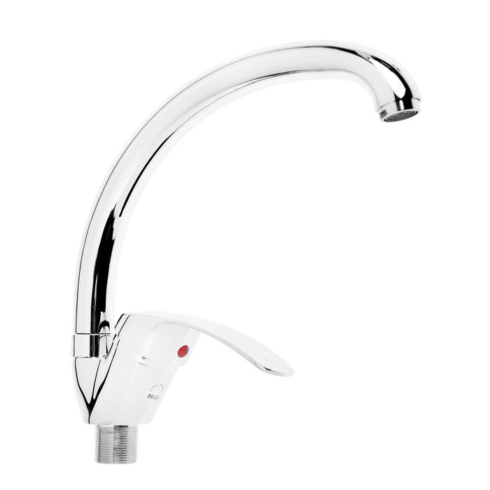 

Смеситель для кухни "Эверест" B59-024, однорычажный, высокий излив, хром