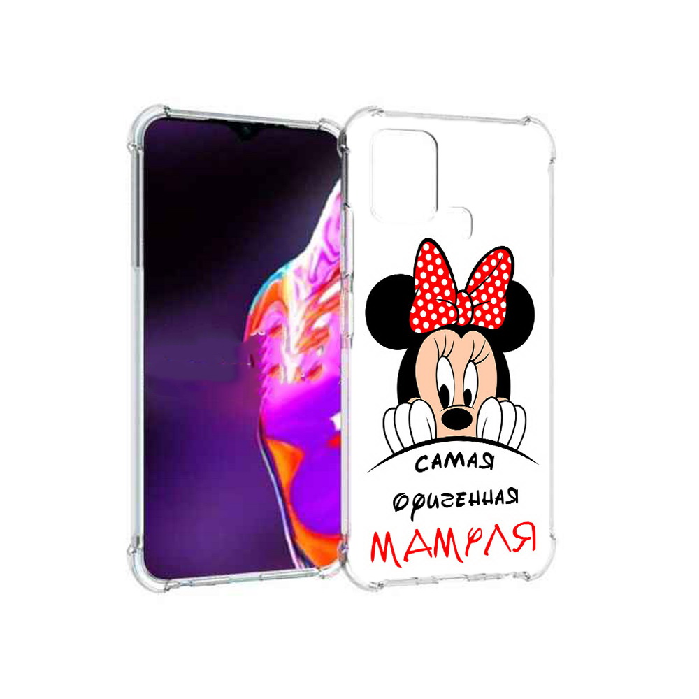 

Чехол MyPads Tocco для Infinix Hot 10s Самая лучшая мамуля Мини Маус, Прозрачный, Tocco
