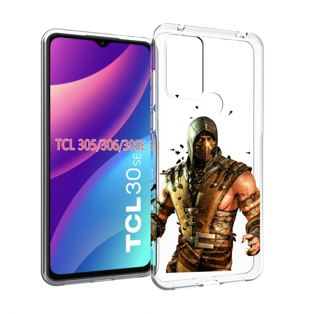

Чехол MyPads Mortal Combat scorpion для TCL 30SE/305/306/30E, Tocco