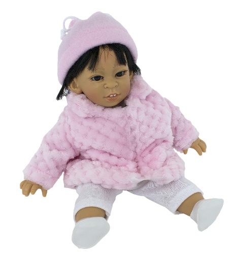 фото Кукла lamagik джестито азиатка в розовом пальто 28см 10005