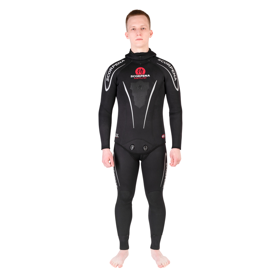 

Гидрокостюм Scorpena Samurai Yamamoto, 7 мм XL, Черный, Samurai Yamamoto