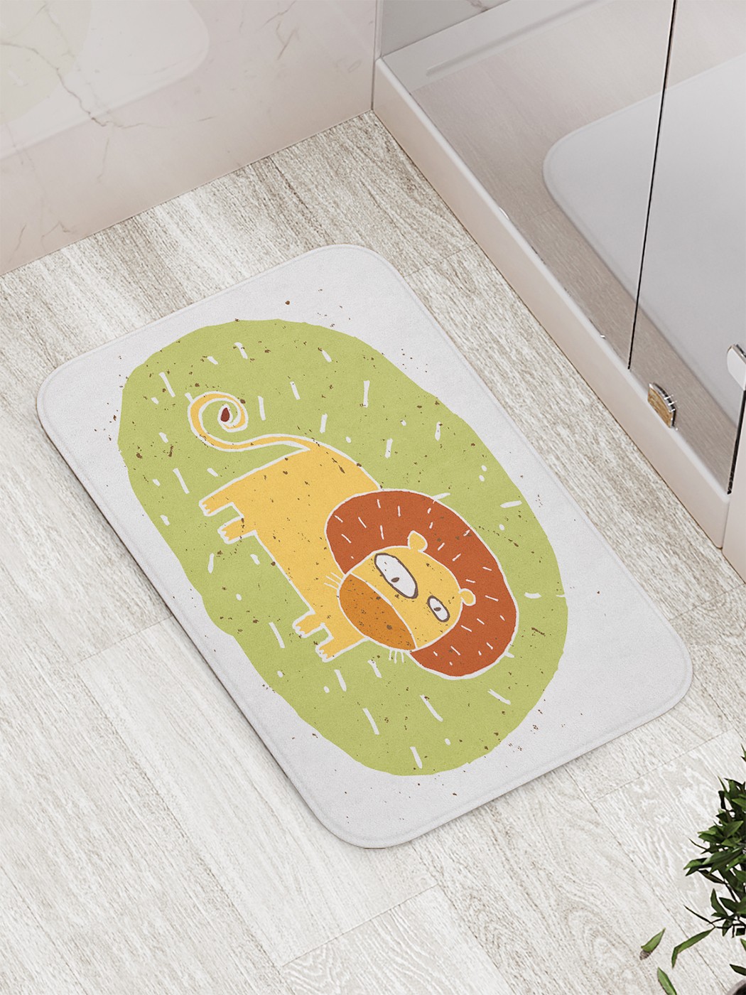 

Коврик противоскользящий для ванной, сауны, бассейна, 77х52 см bath_64280 JoyArty