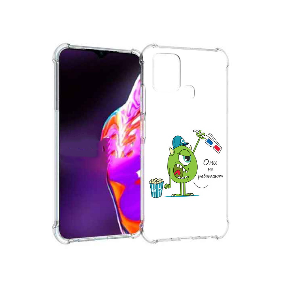 

Чехол MyPads Tocco для Infinix Hot 10s Очки не работают, Прозрачный, Tocco