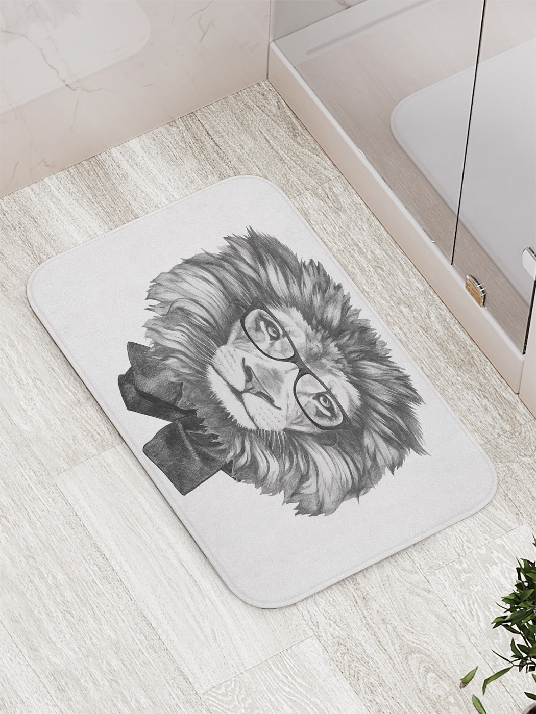 

Коврик противоскользящий для ванной, сауны, бассейна, 77х52 см bath_64276 JoyArty