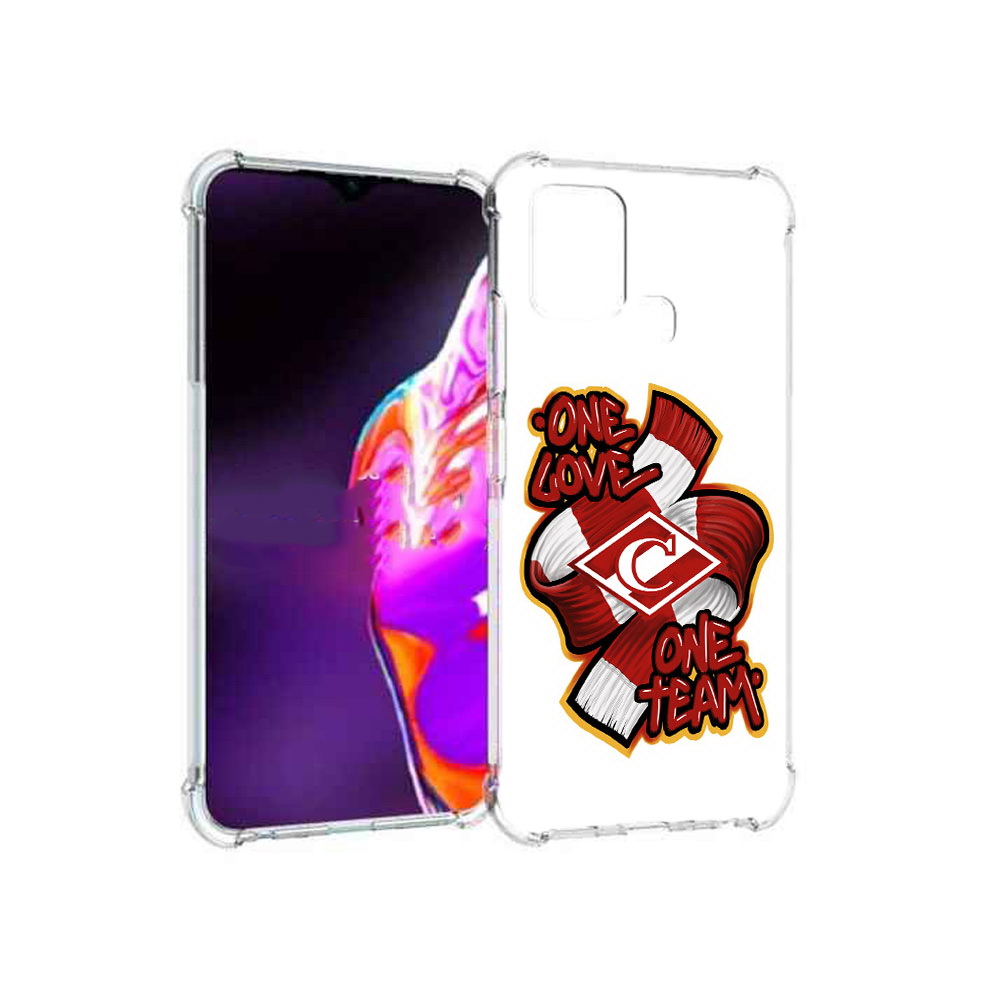

Чехол MyPads Tocco для Infinix Hot 10s Одна любовь-Спартак, Прозрачный, Tocco