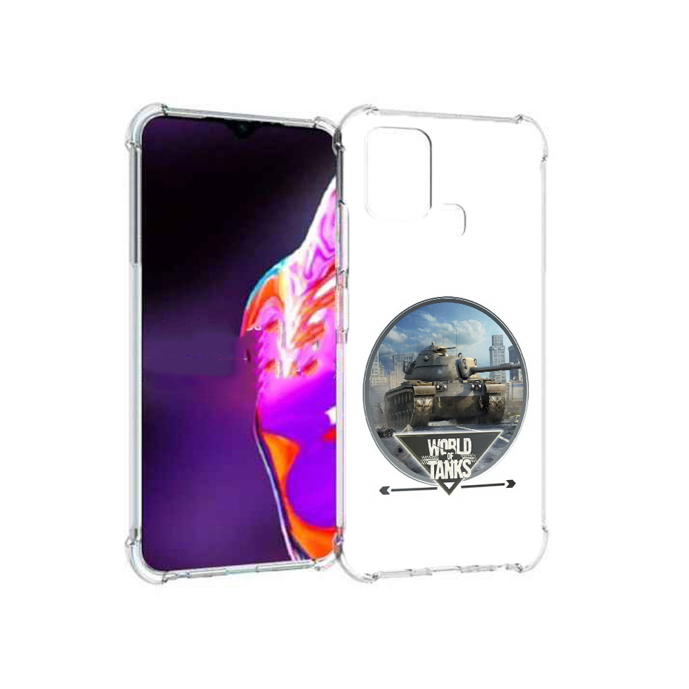 

Чехол MyPads Tocco для Infinix Hot 10s Мир танков, Прозрачный, Tocco
