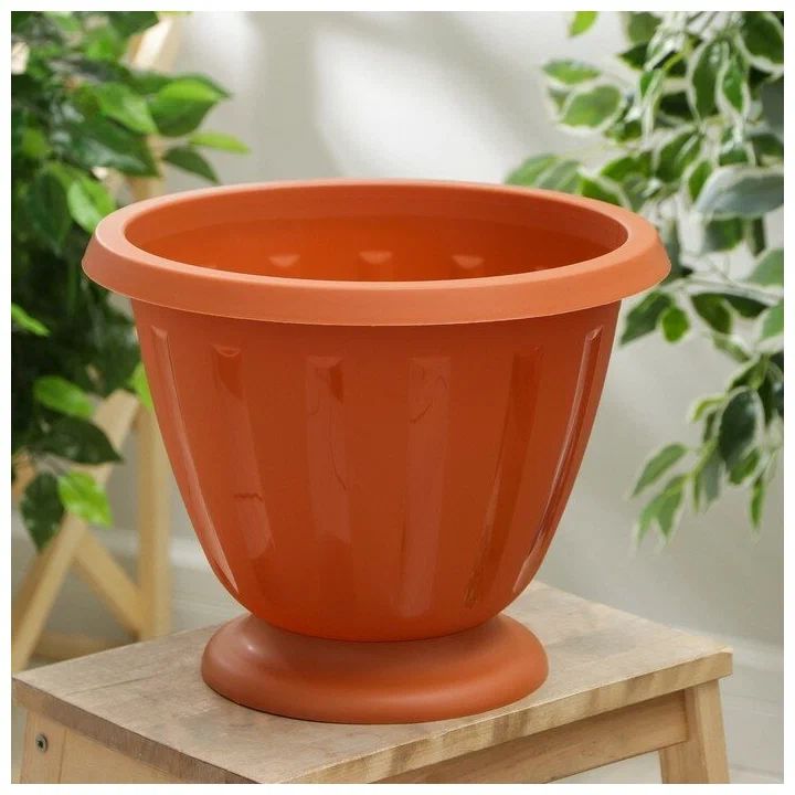 

Вазон «Пальмира», 10 л, цвет коричневый