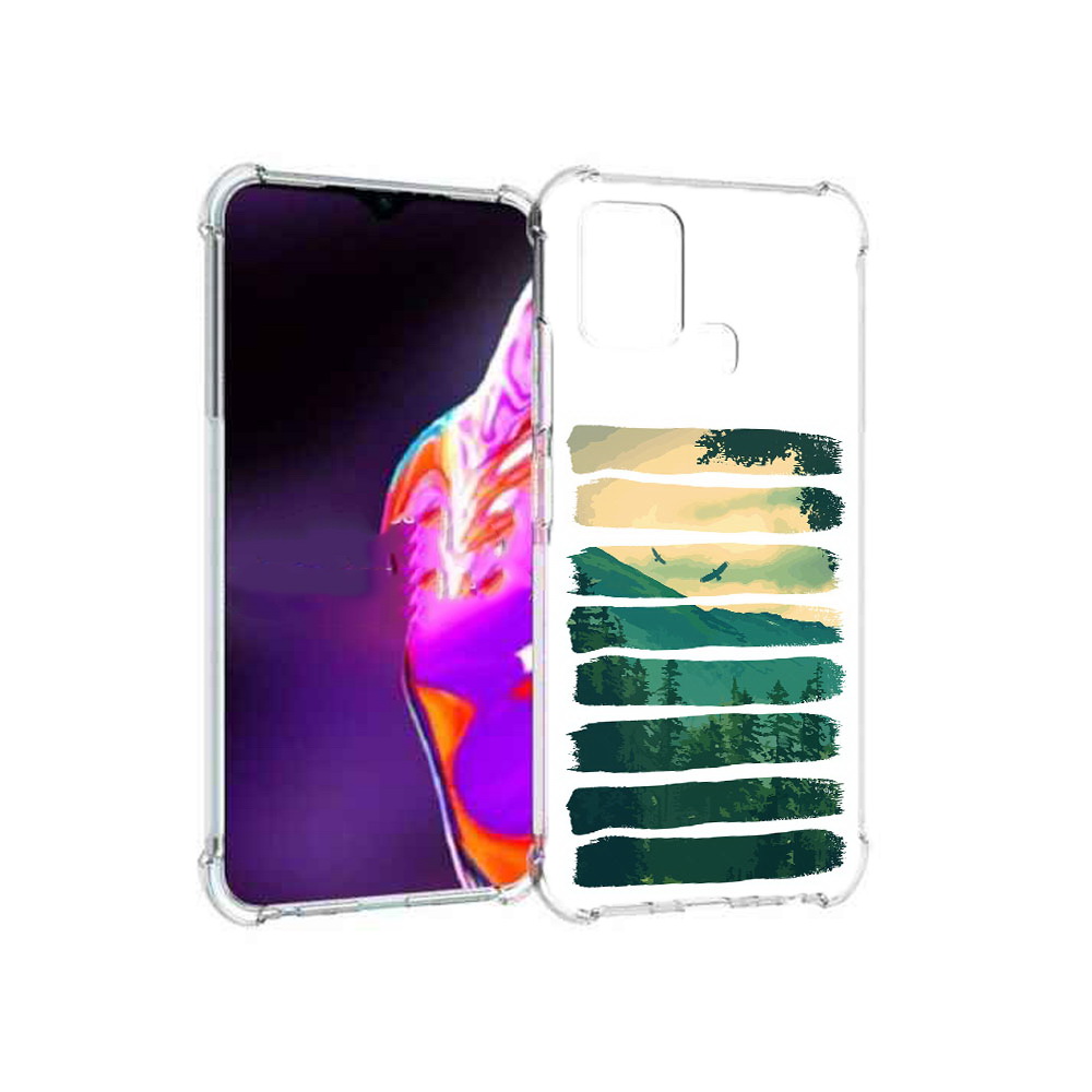 

Чехол MyPads Tocco для Infinix Hot 10s Лесная чаща, Прозрачный, Tocco