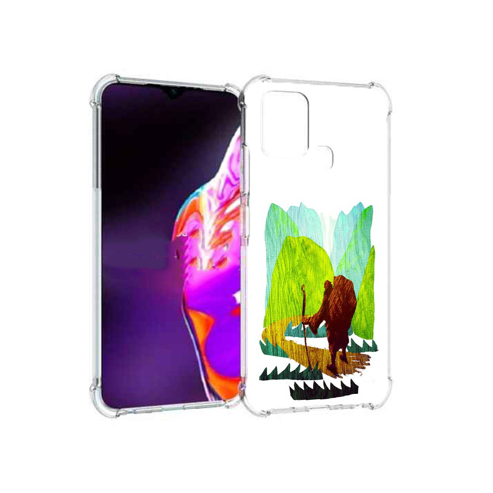 

Чехол MyPads Tocco для Infinix Hot 10s Лесная тропа, Прозрачный, Tocco