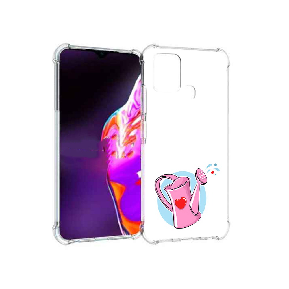 

Чехол MyPads Tocco для Infinix Hot 10s Лейка любви 14 февраля, Прозрачный, Tocco