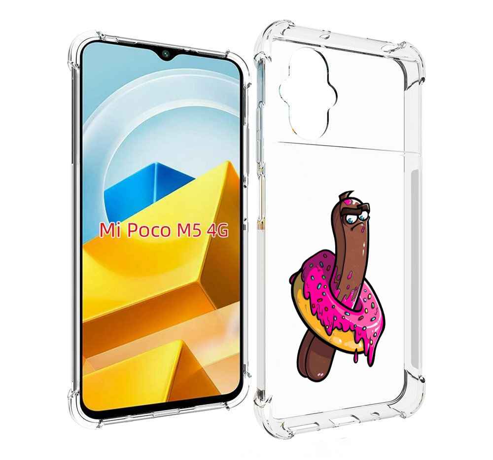 

Чехол MyPads Tocco для Xiaomi M5 эклер в пончике, Прозрачный, Tocco