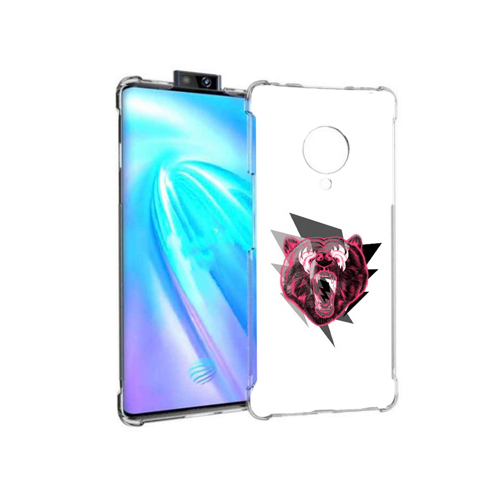 

Чехол MyPads Tocco для Vivo NEX 3 грозовой медведь (PT136035.381.301), Прозрачный, Tocco