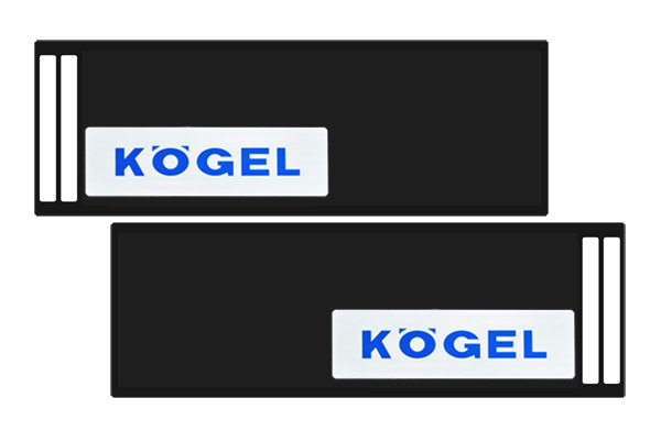 

Брызговик AT AT37678 35х240см (KOGEL) с светоотражающей белой основой, из 2-х частей
