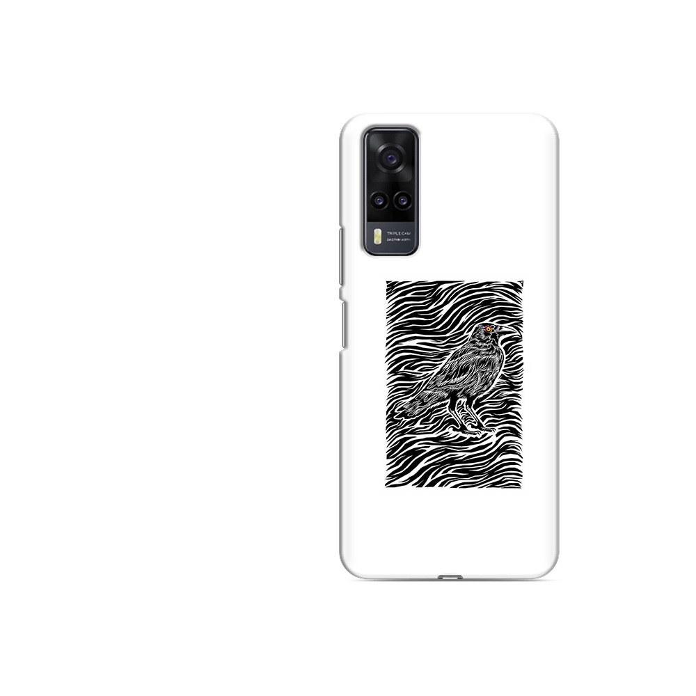 

Чехол MyPads Tocco для Vivo Y31 ворон в абстракции (PT157735.439.272), Прозрачный, Tocco
