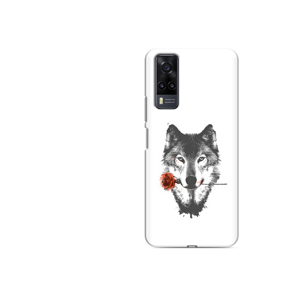 

Чехол MyPads Tocco для Vivo Y31 волк с розой (PT157735.439.270), Прозрачный, Tocco