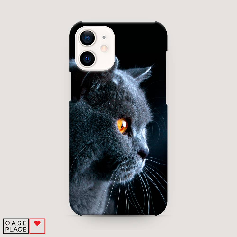 

Пластиковый чехол "Благородный кот британец" на Apple iPhone 12 mini, 12620-1