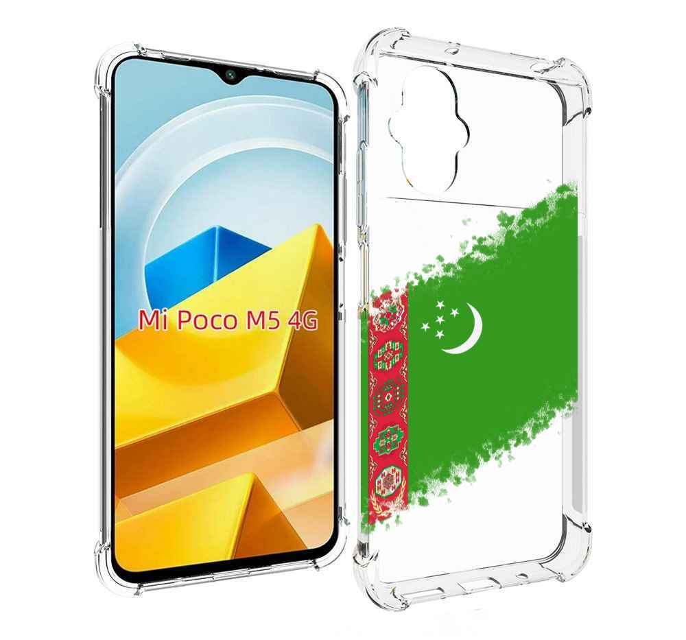 

Чехол MyPads Tocco для Xiaomi M5 флаг герб Туркменистан-1, Прозрачный, Tocco