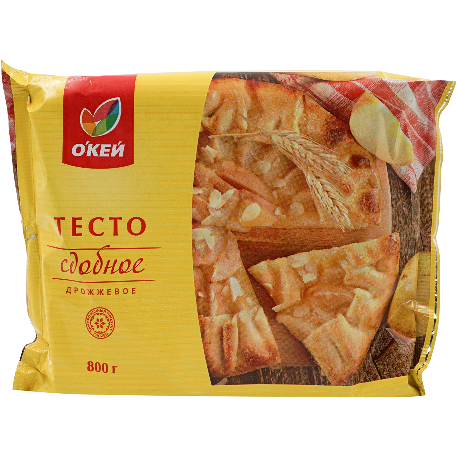 

Тесто Окей сдобное дрожжевое 800 г