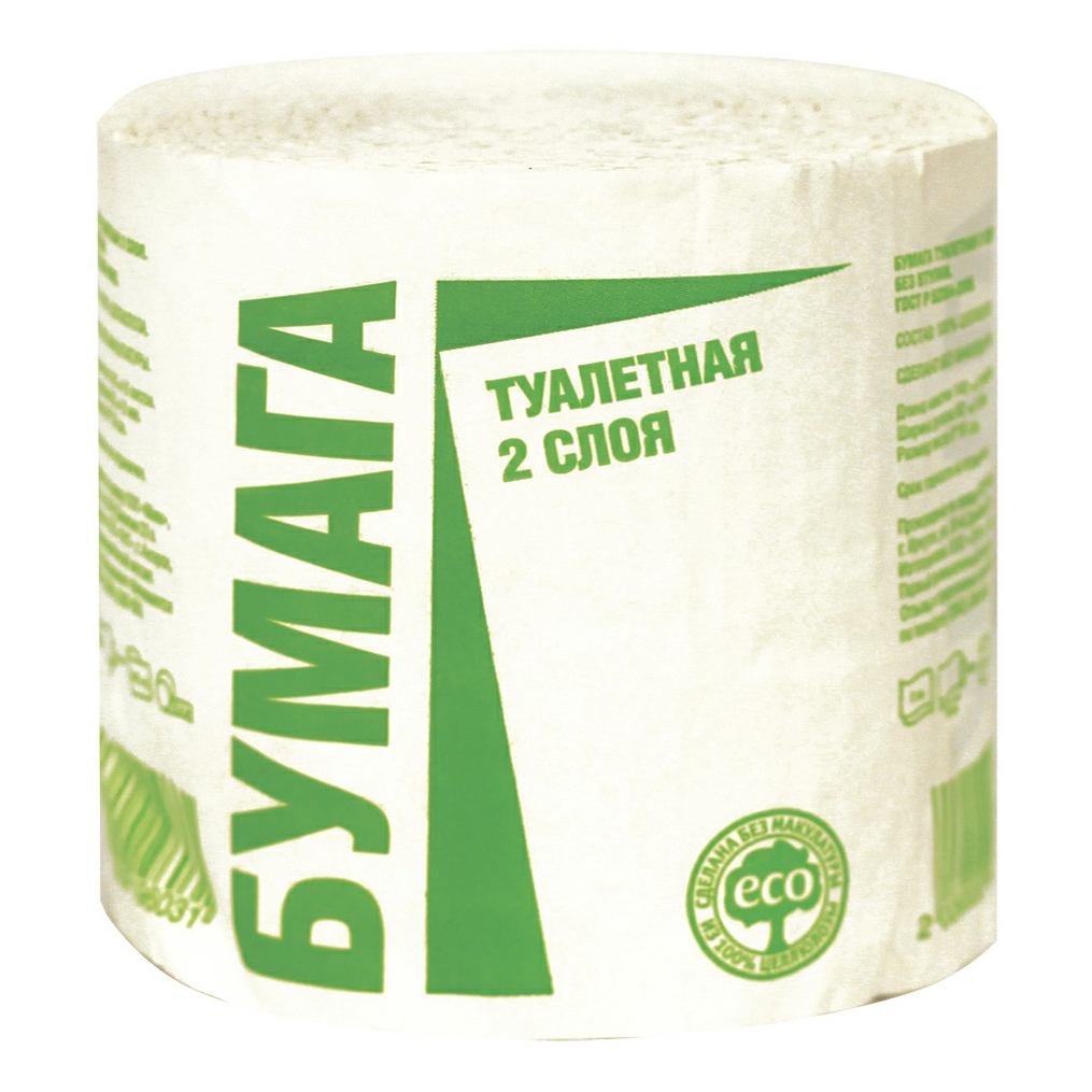 

Туалетная бумага Простой Выбор без втулки 1 шт., Белый