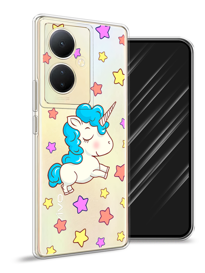 

Чехол Awog на Vivo Y78 5G (global)/V29 Lite, Голубой;фиолетовый;желтый, 268850-2