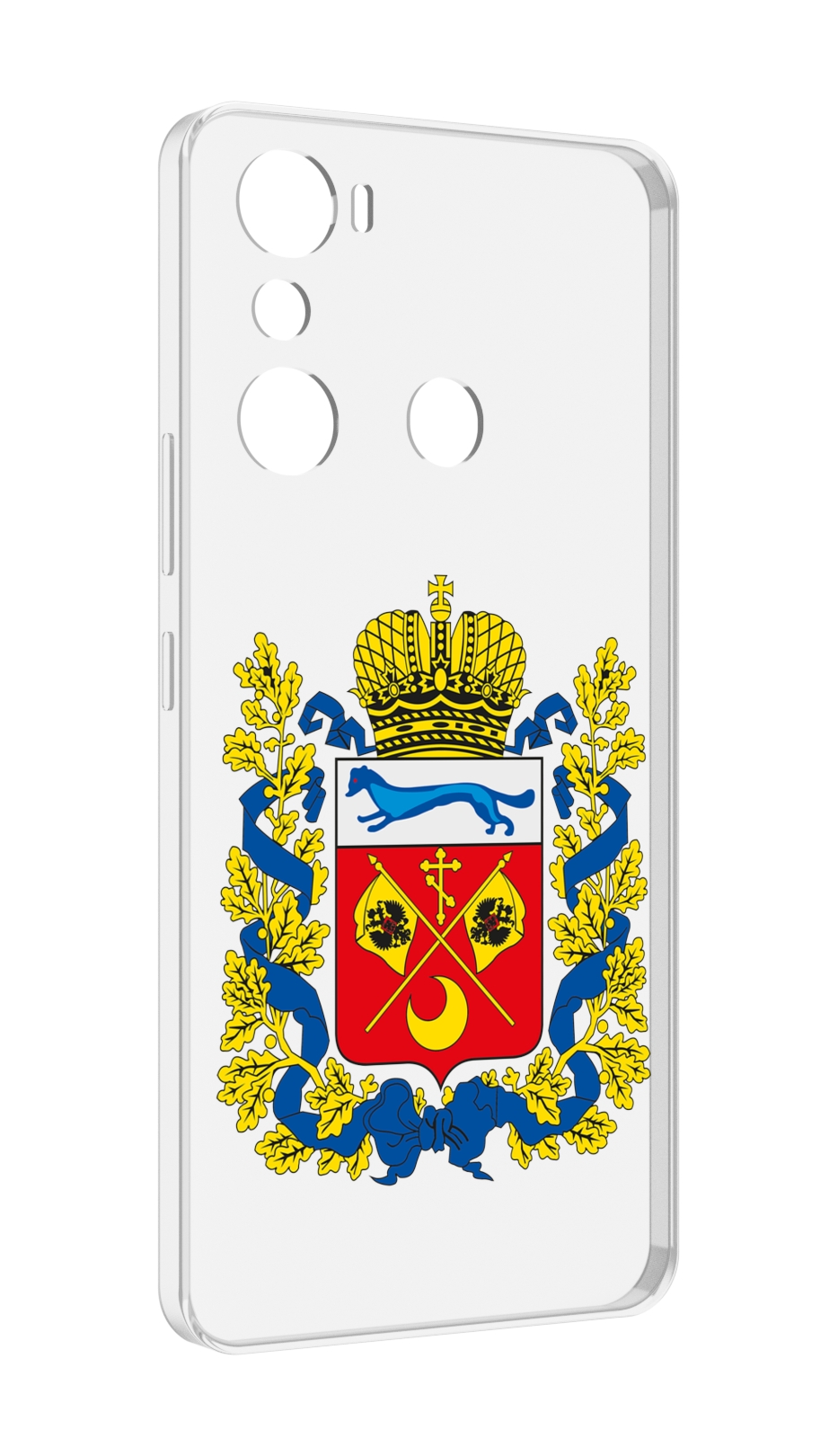 

Чехол MyPads герб-оренбургская-область для Infinix Hot 20i, Прозрачный, Tocco