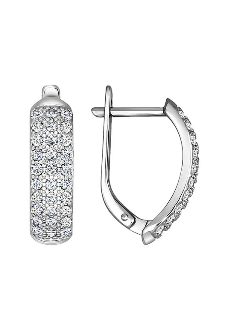 

Серьги из серебра с фианитом SOKOLOV 94020058, 94020058_k