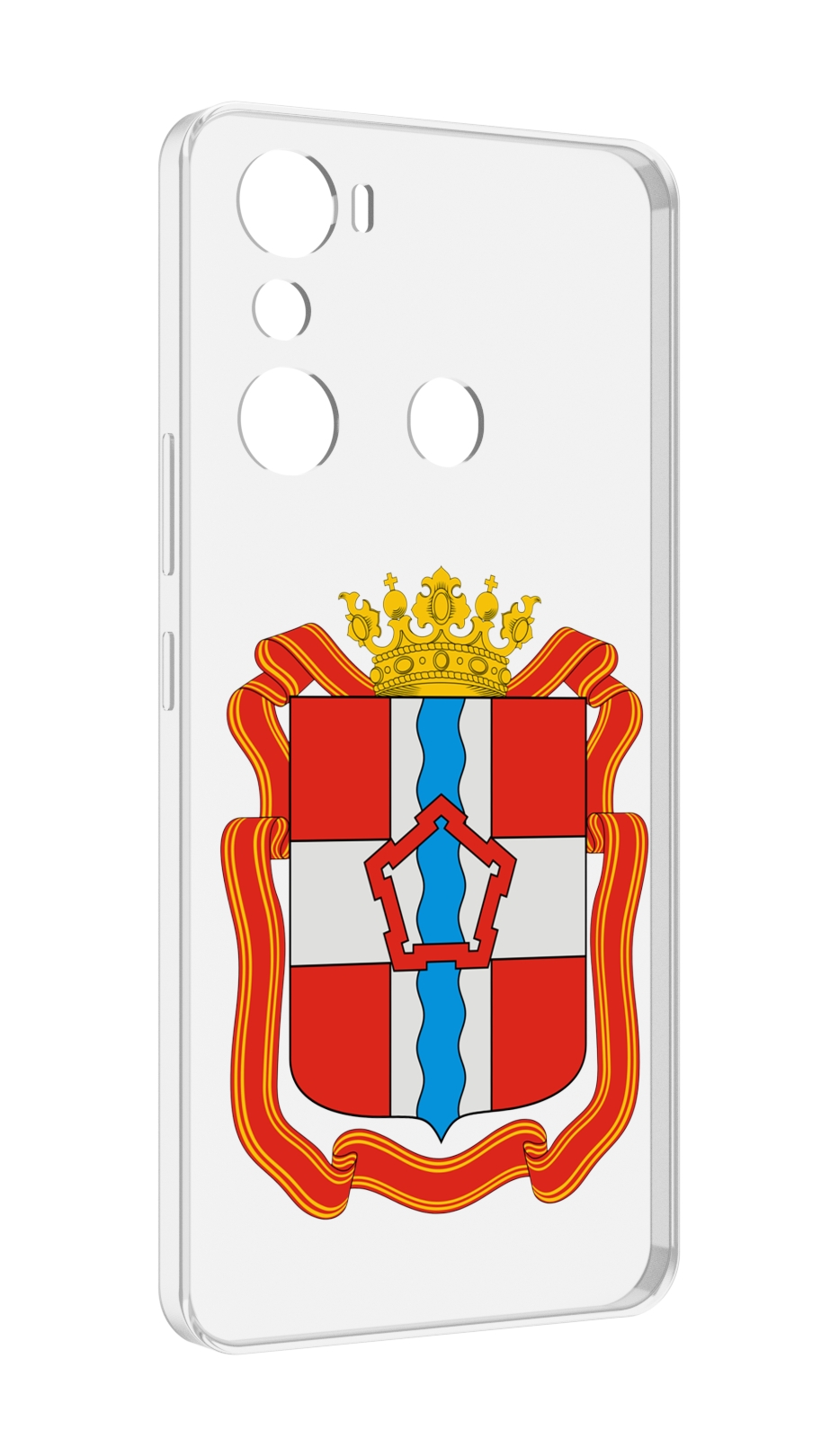 

Чехол MyPads герб-омскои-области для Infinix Hot 20i, Прозрачный, Tocco