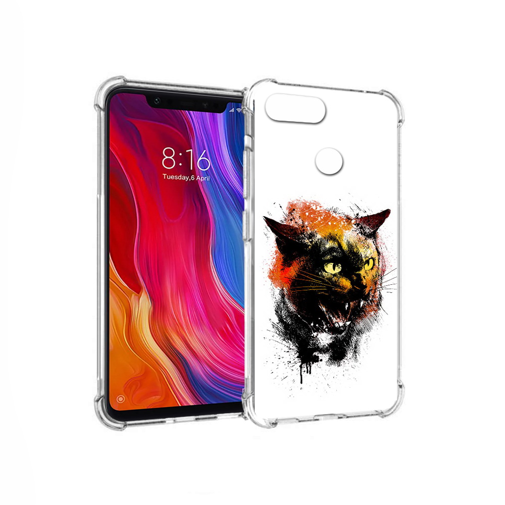 

Чехол MyPads Tocco для Xiaomi Mi 8 Lite сиамский кот (PT119514.309.598), Прозрачный, Tocco