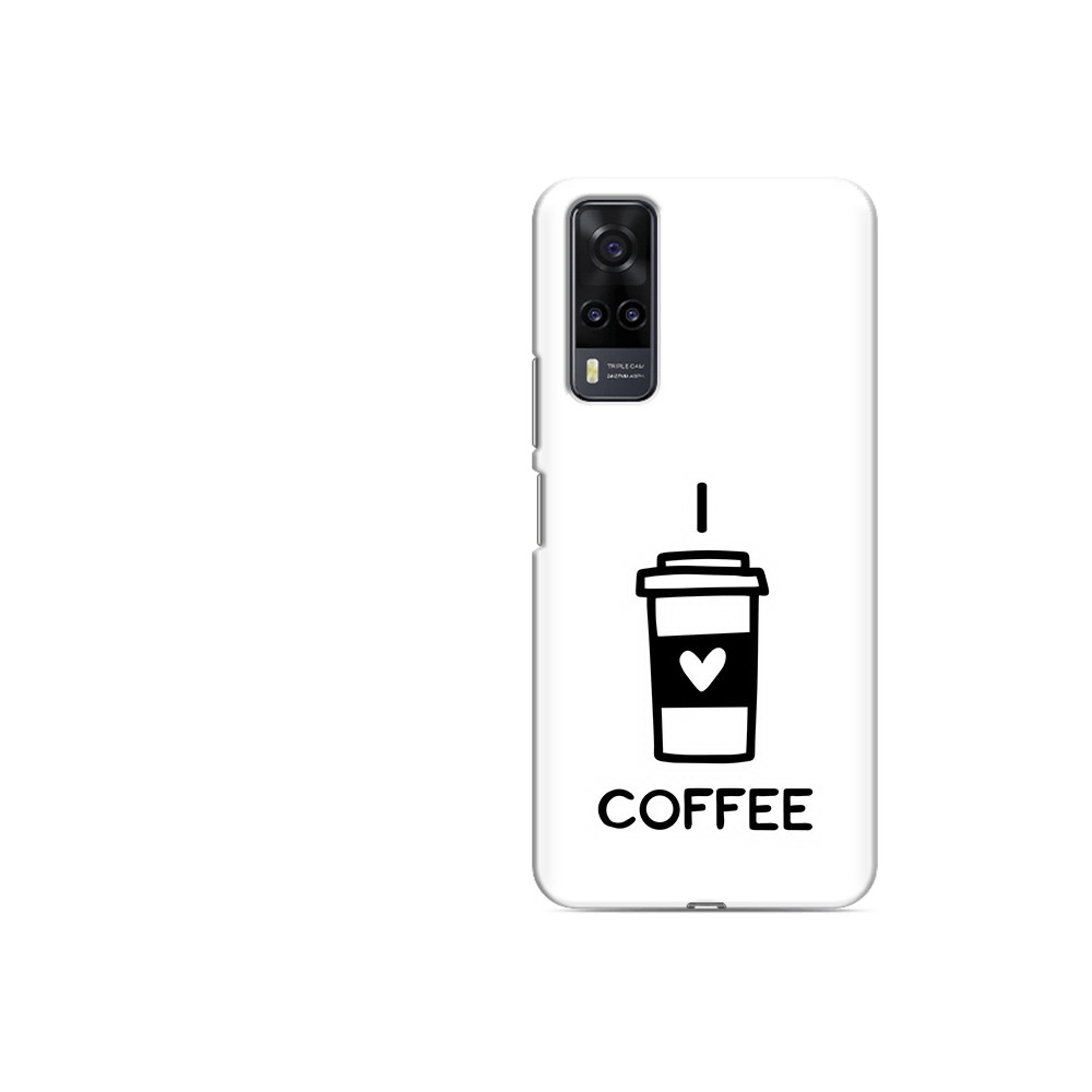 

Чехол MyPads Tocco для Vivo Y31 Я люблю кофе (PT157735.439.206), Прозрачный, Tocco
