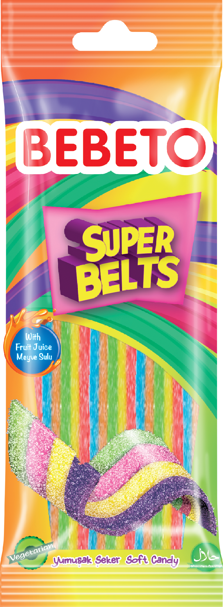 Мармелад Bebeto Super Belts 75 г